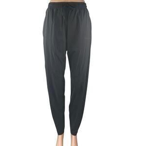 Outdoor Voices Women's Black Straight Tapered Leg Pull On Trousers Pants Size S